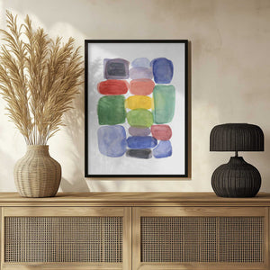 Tablou înramat „Color Blocks 2” de Louise van Terheijden