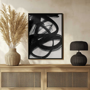 Tablou înramat „Abstract Brush Strokes 5 A1” de Mareike Böhmer