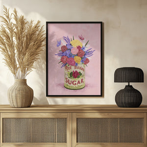Tablou înramat „Flowers In a vintage Can” de Raissa Oltmanns