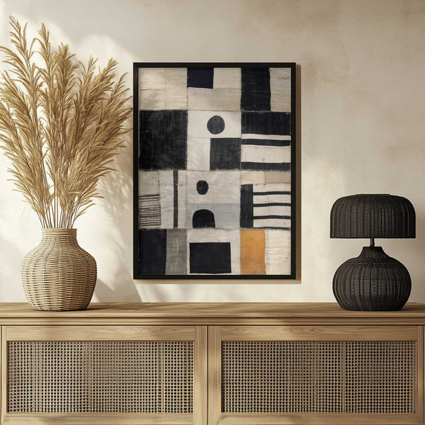 Tablou înramat „Patchwork Symphony” de Treechild