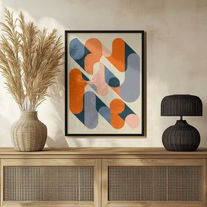 Tablou înramat „Geometrics 2” de Jazzberry Blue