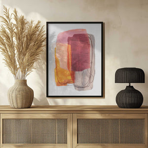 Tablou înramat „Abstract Brush Strokes 51” de Mareike Böhmer