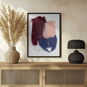 Tablou înramat „Abstract Brush Strokes 10x 300dpi” de Mareike Böhmer