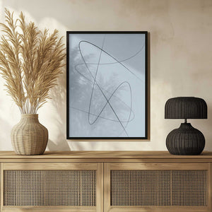 Tablou înramat „Blue Abstract No2” de Oju Design