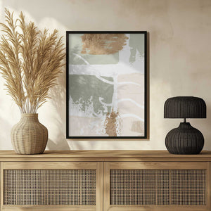 Tablou înramat „simply green-1” de Sally Ann Moss