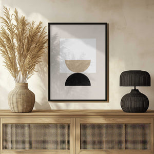 Tablou înramat „Boho Geometric Artwork” de Elena Ristova