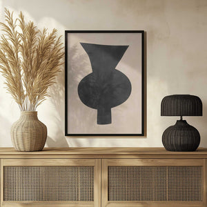 Tablou înramat „Abstract Vase Silhouette” de Elena Ristova