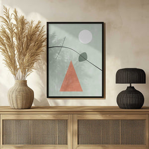 Tablou înramat „Shapes in Harmony” de Elena Ristova