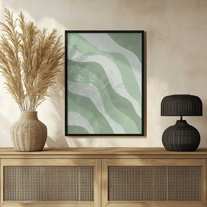 Tablou înramat „Verdant Waves” de Elena Ristova