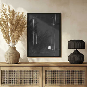 Tablou înramat „Minimal Linescape” de Elena Ristova