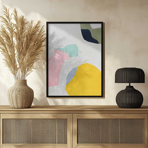 Tablou înramat „Pastel Minimal shapes” de Ana Rut Bre