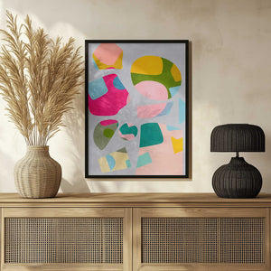 Tablou înramat „Minimal cutout colorful” de Ana Rut Bre