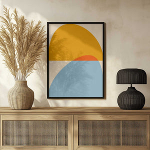 Tablou înramat „Mid Century Pastel 18” de Ana Rut Bre