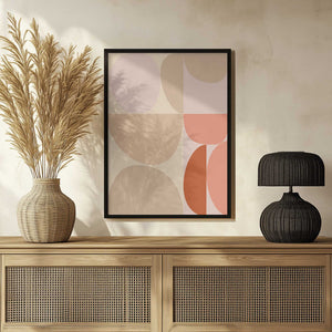Tablou înramat „Mid Century Pastel 16” de Ana Rut Bre