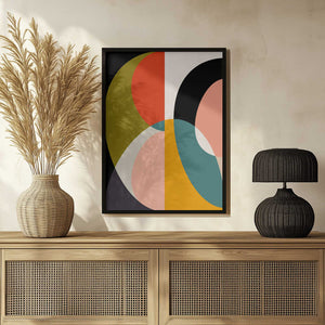 Tablou înramat „Mid Century Pastel 11” de Ana Rut Bre