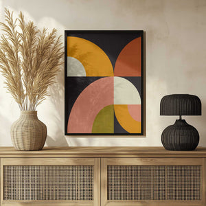 Tablou înramat „Geo Shapes Fall 21 Geo” de Ana Rut Bre