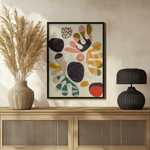 Tablou înramat „Mid Century Cut Outs2” de Ana Rut Bre