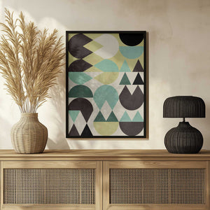 Tablou înramat „Rainbow Plus Shapes6” de Ana Rut Bre