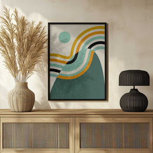 Tablou înramat „Rainbow Plus Shapes2” de Ana Rut Bre