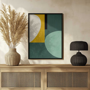 Tablou înramat „Rainbow Plus Shapes1” de Ana Rut Bre