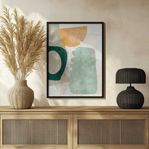Tablou înramat „Nature Friendly Terracotta 2 Aquarell Kopie” de Ana Rut Bre