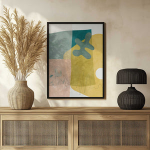 Tablou înramat „Nature Friendly Terracotta 3 Aquarell Kopie” de Ana Rut Bre