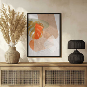 Tablou înramat „Nature Friendly Terracotta 6 Aquarell Kopie” de Ana Rut Bre