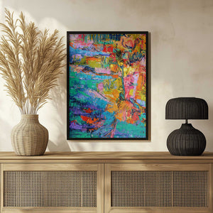 Tablou înramat „Abstract Color Palette” de Dorothy Fagan