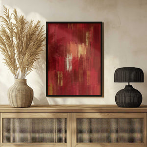 Tablou înramat „Abstract Modern Brush Strokes” de Bilge Paksoylu