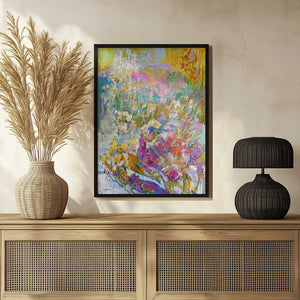 Tablou înramat „Vibrant Garden Dream” de Dorothy Fagan