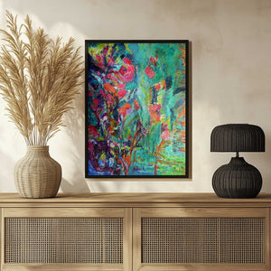 Tablou înramat „Vivid Colors And Delicate Petals” de Dorothy Fagan