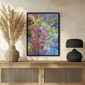 Tablou înramat „Vibrant Floral Dreams” de Dorothy Fagan