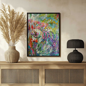 Tablou înramat „Pink Blossoms Abstract” de Dorothy Fagan