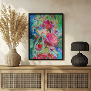 Tablou înramat „Vibrant Petal Symphony” de Dorothy Fagan