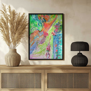 Tablou înramat „Colorful Whirlwind” de Dorothy Fagan