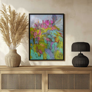 Tablou înramat „Whimsical Garden Dreams” de Dorothy Fagan