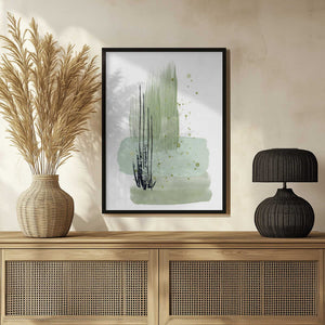 Tablou înramat „Planet Green-1” de Sally Ann Moss