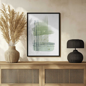 Tablou înramat „Planet Green-3” de Sally Ann Moss