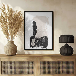 Tablou înramat „Black and White” de Sally Ann Moss