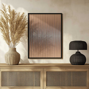 Tablou înramat „Euphoria - Orange and Gray” de Alma