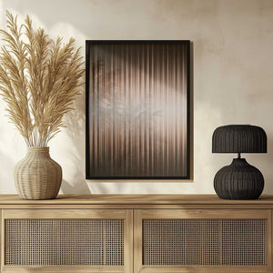 Tablou înramat „Euphoria - Brown and White” de Alma