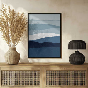Tablou înramat „Blue Abstract II” de Orara Studio