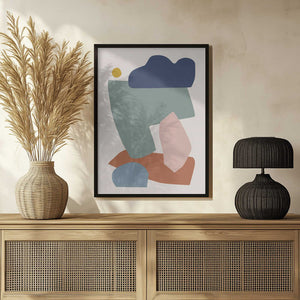 Tablou înramat „Collage Pastel I” de Orara Studio