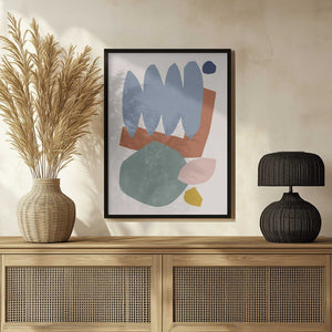 Tablou înramat „Collage Pastel II” de Orara Studio