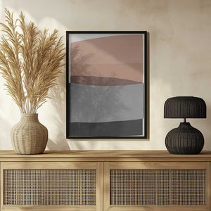 Tablou înramat „Modern Pink and Grey” de Orara Studio