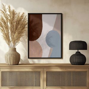 Tablou înramat „Earthy Curves” de Merel Takken