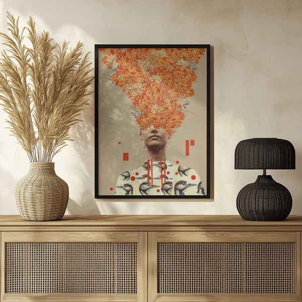 Tablou înramat „Bird Flight In Autumn” de Frank Moth