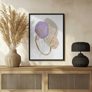 Tablou înramat „Cool Shapes 3” de Sally Ann Moss