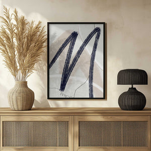 Tablou înramat „Abstract Lines No. 2” de Anne-Marie Volfova