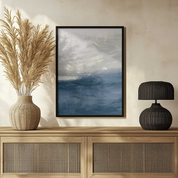 Tablou înramat „Ocean's Tranquility” de Little Dean